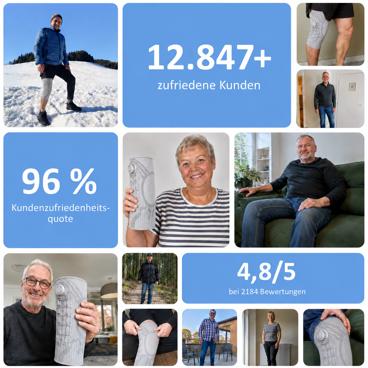 GelenkFit Verstellbare Kniebandage