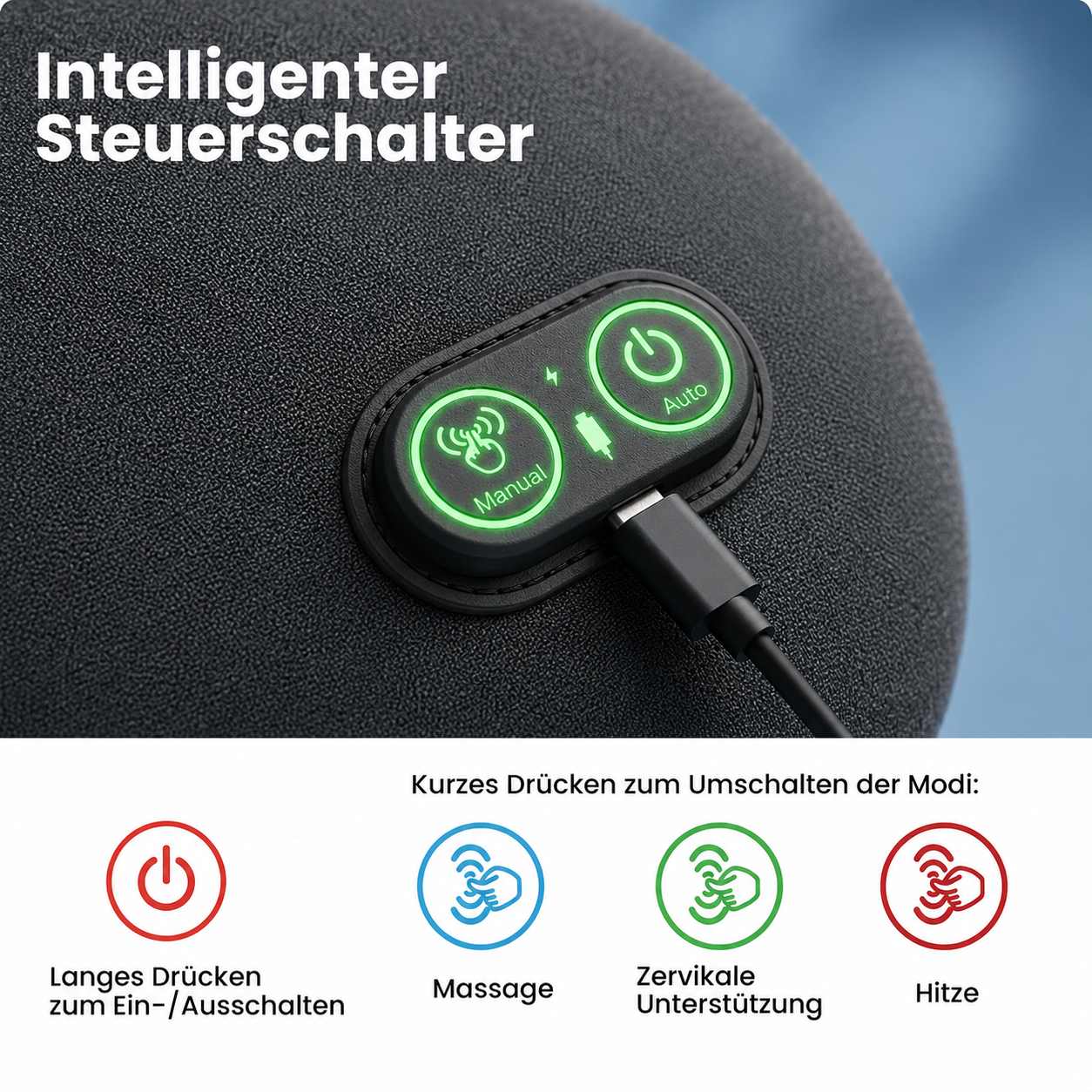 Orthopädisches Rückenmassagegerät - lindert Rückenbeschwerden und Ischias