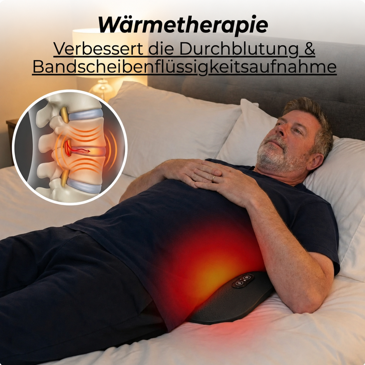Orthopädisches Rückenmassagegerät - lindert Rückenbeschwerden und Ischias