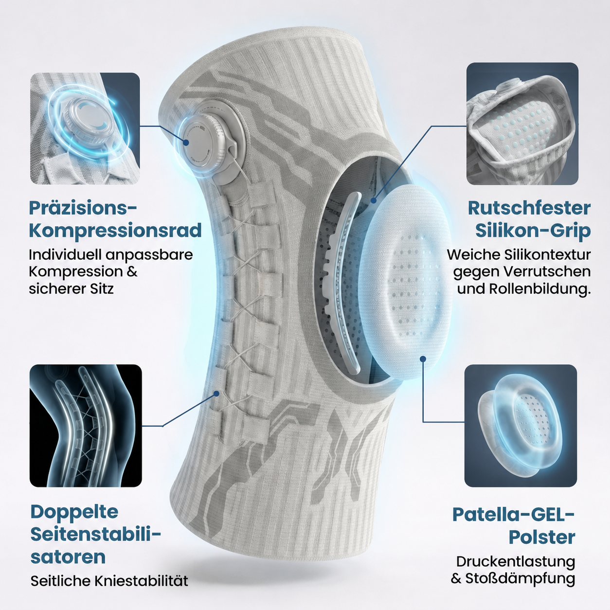 GelenkFit Verstellbare Kniebandage