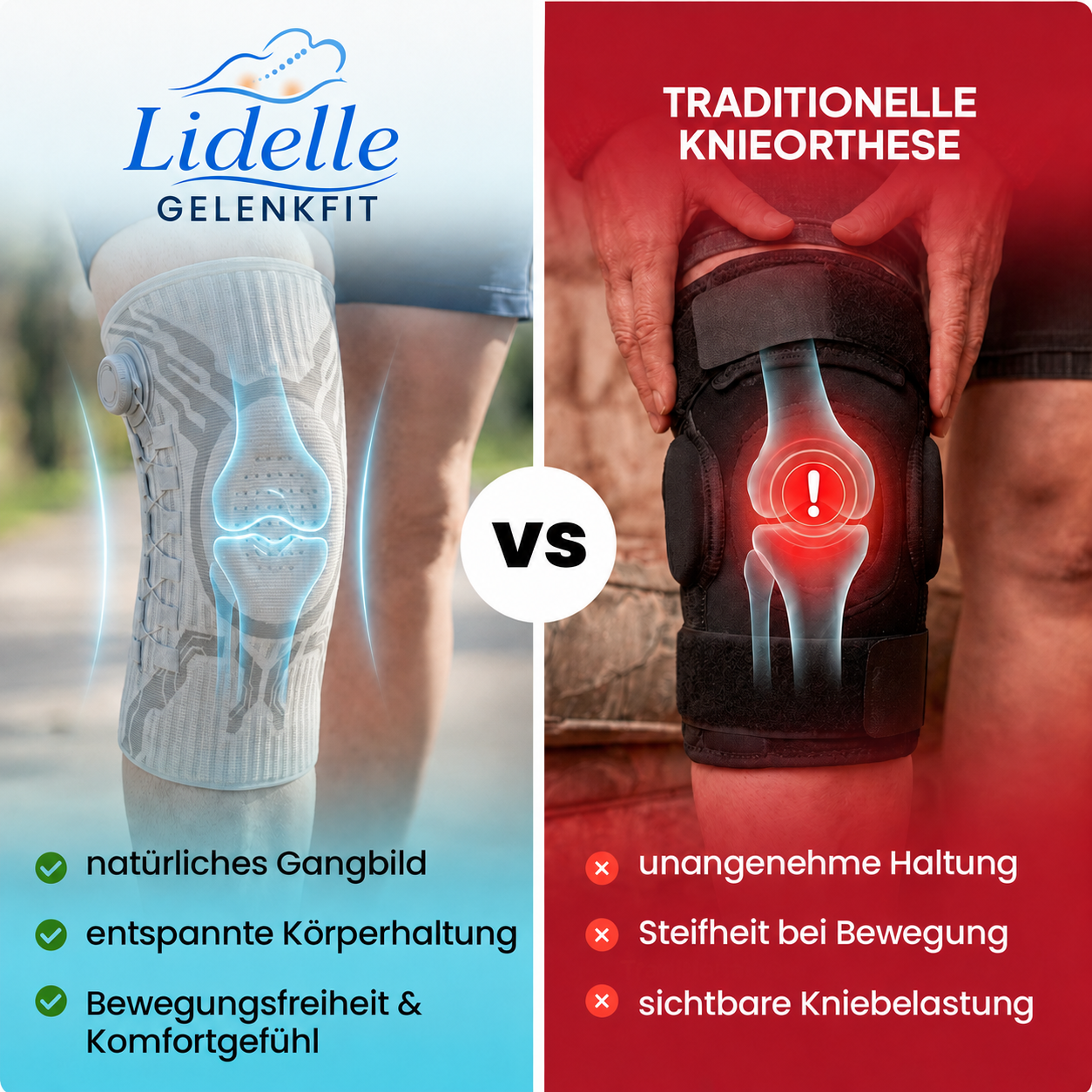 GelenkFit Verstellbare Kniebandage